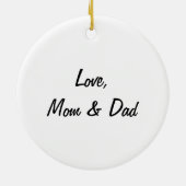 Ornement En Céramique Ajouter dans l'expectative faits sur commande à (Dos)