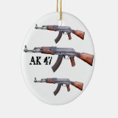 ORNEMENT EN CÉRAMIQUE AK-47 (Droite)