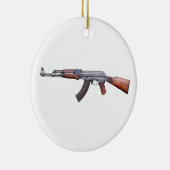 ORNEMENT EN CÉRAMIQUE AK-47 (Droite)