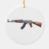 ORNEMENT EN CÉRAMIQUE AK-47 (Dos)
