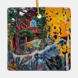 Ornement En Céramique Akseli Gallen-Kallela - Kalela à l'automne