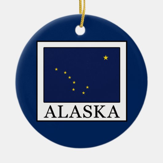 Ornement En Céramique Alaska (Devant)