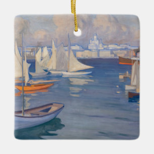 Ornement En Céramique Albert Edelfeel - Port d'Helsinki