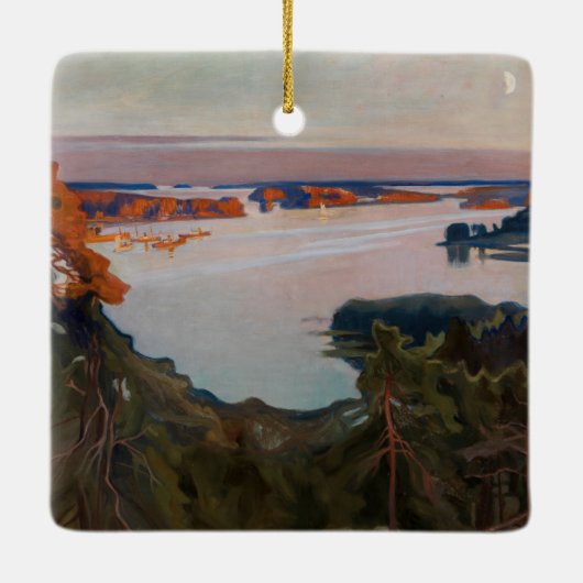 Ornement En Céramique Albert Edelfeel - Vue sur Haikko (Dos)