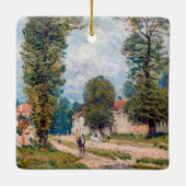 Ornement En Céramique Alfred Sisley - Le chemin Versailles (Dos)