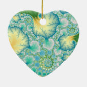 Ornement En Céramique Algues - fractale (Dos)