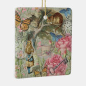 Ornement En Céramique Alice Cheshire Chat Wonderland Tree Garden (Droite)