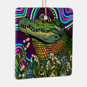 Ornement en céramique Alligator (Droite)