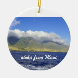 Ornement En Céramique Aloha de Maui