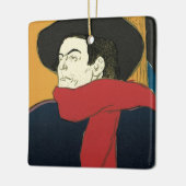 Ornement En Céramique Ambassadeurs, Artistide Bruant par Toulouse Lautre (Gauche)