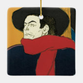 Ornement En Céramique Ambassadeurs, Artistide Bruant par Toulouse Lautre (Dos)