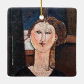Ornement En Céramique Amedeo Modigliani - Antonia (Dos)