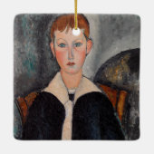 Ornement En Céramique Amedeo Modigliani - Garçon en Sailor (Dos)