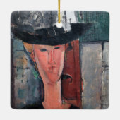 Ornement En Céramique Amedeo Modigliani - Madame Pompadour (Dos)