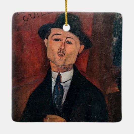 Ornement En Céramique Amedeo Modigliani - Paul Guillaume, Novo Pilota (Dos)