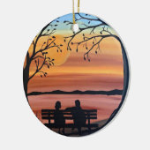 Ornement En Céramique Amis (Gauche)