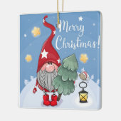 ORNEMENT EN CÉRAMIQUE **AMIS GNOME OU FAMILLE** ORNAMENT (Gauche)
