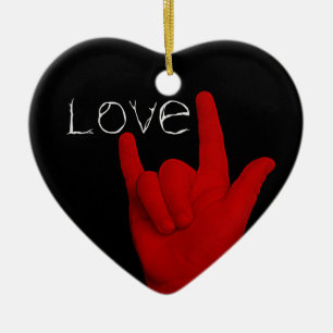 ORNEMENT EN CÉRAMIQUE AMOUR