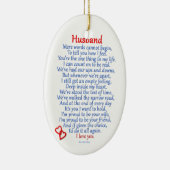 Ornement En Céramique Amour de mari (Droite)