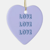 Ornement En Céramique Amour d'ornement (Droite)