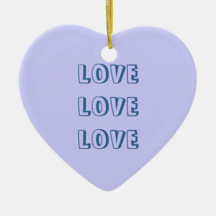 Ornement En Céramique Amour d'ornement