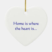 Ornement En Céramique AMOUR gai de maison d'arc-en-ciel (Dos)