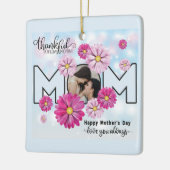 Ornement En Céramique Amour Vous Toujours Maman Personnalisé Fête des mè (Gauche)