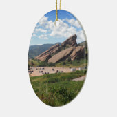 Ornement En Céramique Ampithéâtre de roches rouges à Morrison Colorado (Gauche)