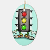 Ornement En Céramique Amusement du trafic (Gauche)