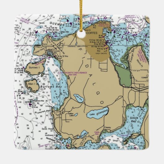 Ornement En Céramique Anacortes WA Fidalgo (Dos)