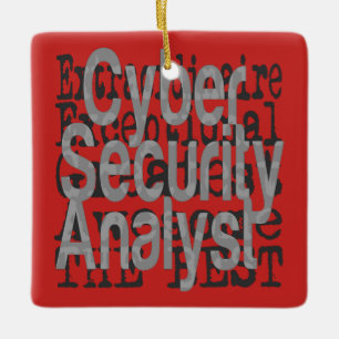 Ornement En Céramique Analyste de sécurité informatique Extraordinaire
