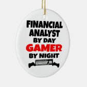 Ornement En Céramique Analyste financier Gamer (Droite)