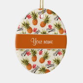 Ornement En Céramique Ananas et ketmie (Droite)