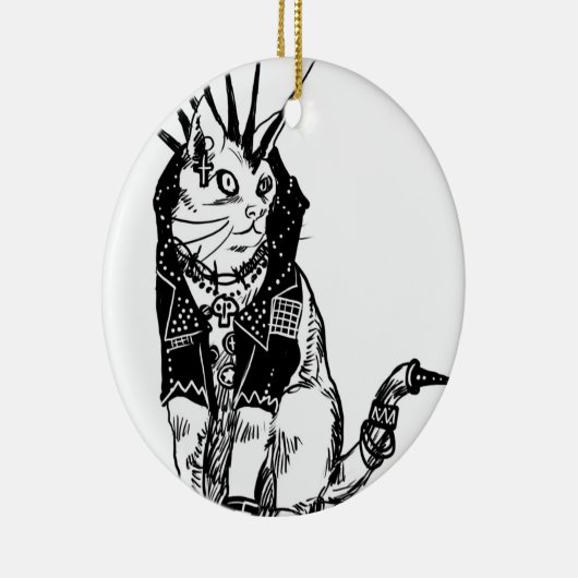 Ornement En Céramique Anarkitty au R-U (Droite)