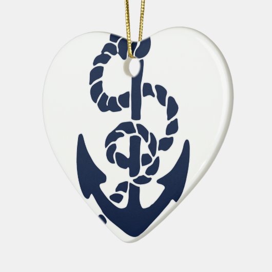 Ornement En Céramique Anchor Pattern (Gauche)