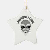 Ornement En Céramique Ancien journal en chef Alien (Droite)