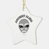 Ornement En Céramique Ancien journal en chef Alien (Gauche)