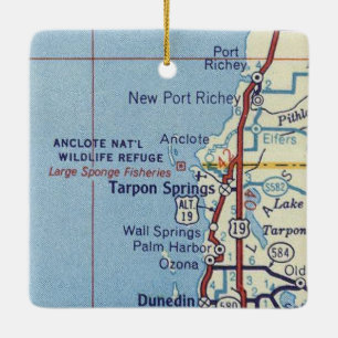 Ornement En Céramique Ancien Tarpon Springs