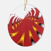 ORNEMENT EN CÉRAMIQUE ANÉMONE DE MER ABSTRAITE (Gauche)