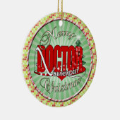 ORNEMENT EN CÉRAMIQUE ANESTHÉSISTE DE NOËL (Droite)