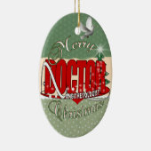 ORNEMENT EN CÉRAMIQUE ANESTHÉSISTE DE NOËL (Droite)