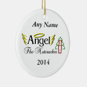 Ornement En Céramique Ange de casse-noix (Droite)