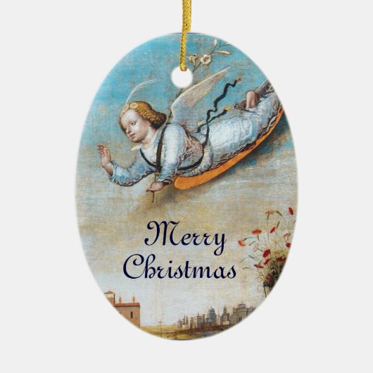 ORNEMENT EN CÉRAMIQUE ANGE DE L'ANNONCIATION (Devant)