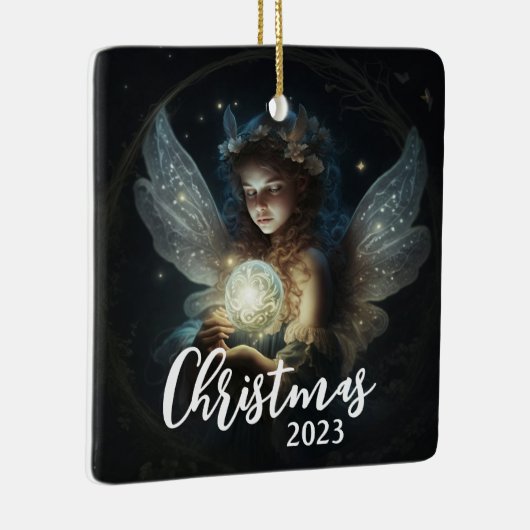 Ornement En Céramique Ange de Noël (Droite)