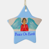 Ornement En Céramique Ange-ornement de Noël (Droite)