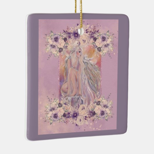 Ornement En Céramique Angel au soleil du matin par Renee Lavoie (Droite)