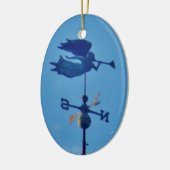 ORNEMENT EN CÉRAMIQUE ANGEL BLOWING HORN (Gauche)