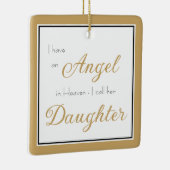 Ornement En Céramique Angel dans le Ciel Fille Photo (Droite)