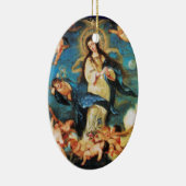 Ornement En Céramique Angels et Immaculée Conception de la Vierge (Droite)