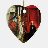 Ornement En Céramique ANGÉNIE ANGÉL Archange Gabriel, Vierge, Coeur (Droite)